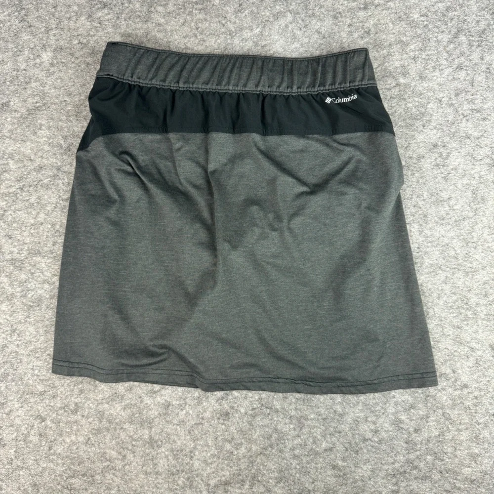 Columbia Womens Grey Heathered Active Skort Size Small Sporty Hiking Skirt